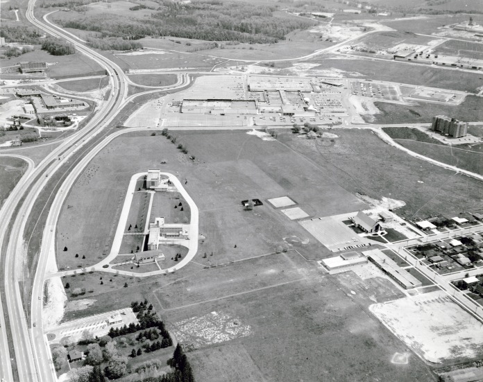 Aerial View of Fairview Park Mall, ca. 1970